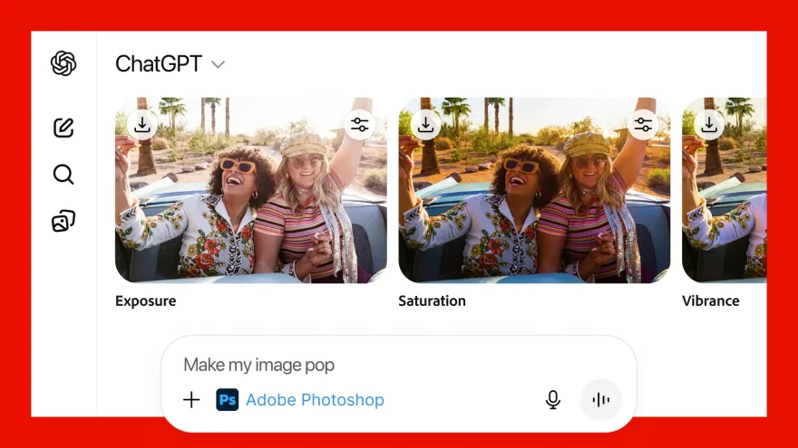 「Adobe Apps for ChatGPT」とは、Adobeの主要アプリがChatGPTに統合されたもの