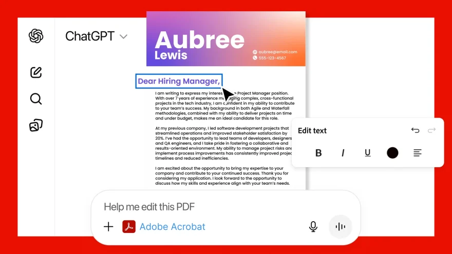 「Adobe Acrobat for ChatGPT」の使い方